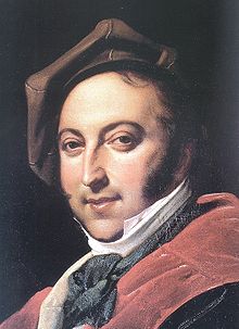 Painting of Rossini (1820c. source: Wikipedia)